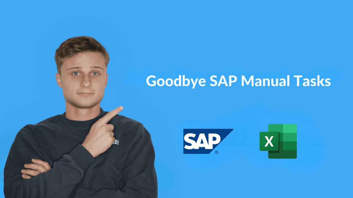 Adiós Tareas Manuales SAP
